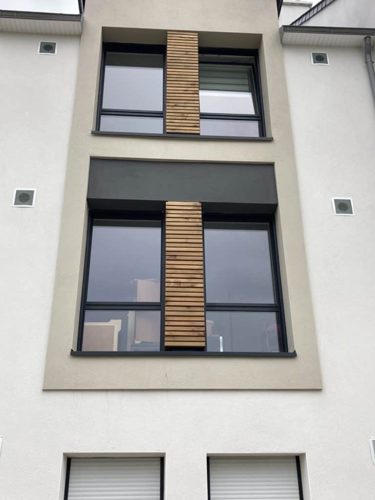 Pose de fenêtres sur logements collectif Le clos du Kastel Fouesnant (3)