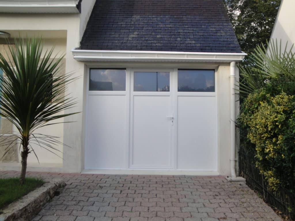 Porte de garage ensemble PVC Quimper 2 - Porte de garage ensemble PVC Quimper - Quimper Brest