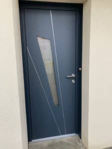 Porte dentree aluminium Quimper 2 - Portes d'entrées - Quimper Brest
