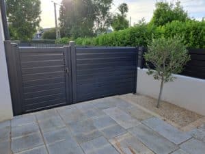Portillon et cloture aluminium Quimper - Portails - Quimper Brest
